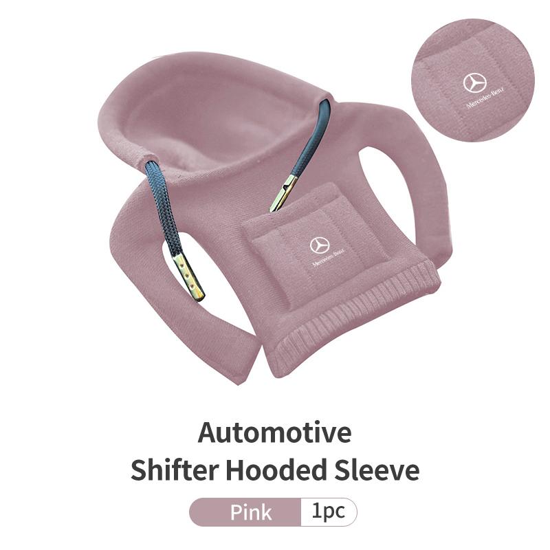 For Mercedes Benz Gear Shift Hoodie Cover Handle Decoration Manual Automatic Car Shift Lever Cover C180 C300 W124 W176 W177 C200 WMG0