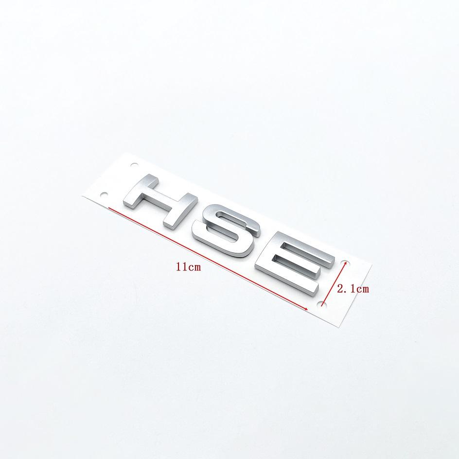 WDC5 New Car 3D ABS Letters Badge SPORT HSE Emblem for SUV Series Rear Trunk Tail Styling Sticker Accessories