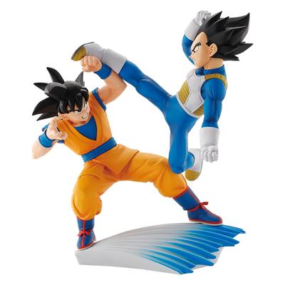 Bandai ICHIBANSHO FIGURE Son Goku Vs Vegeta Dragon Ball DAIMA Spirits Collectible Display Statue 7.5 Inch