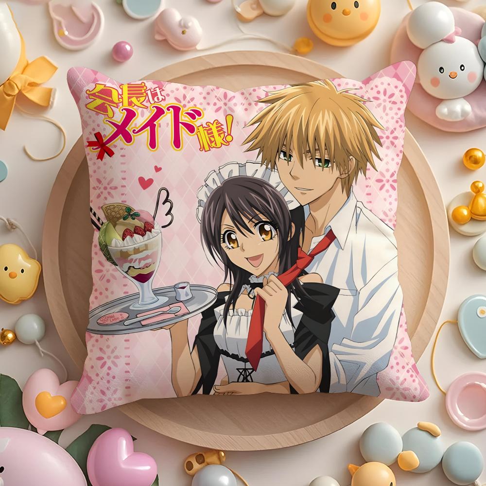 M-Maid Sama! Anime Kissenbezug für Zuhause & Auto, Mehrzweck-Kissenbezug - Wendbar, Weich & Langlebig für den täglichen Gebrauch