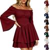 Women's Long Sleeve Color Dress for Halloween Costume