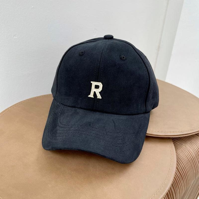 Women's spring hat R word casual couple cap summer fashion versatile outdoor shade men's baseball cap