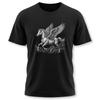 Pegasus Winged Horse Black T-Shirt | Greek Mythology Fantasy Graphic Tee