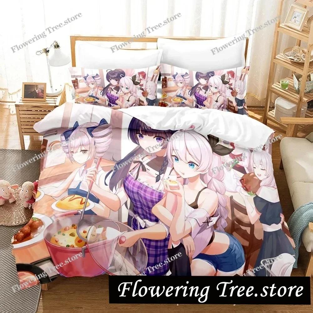 Honkai Impact 3 Bedding Set Single Twin Full Queen King Size Game Anime Bed Set Aldult Kid Bedroom Duvetcover Sets 3D Print