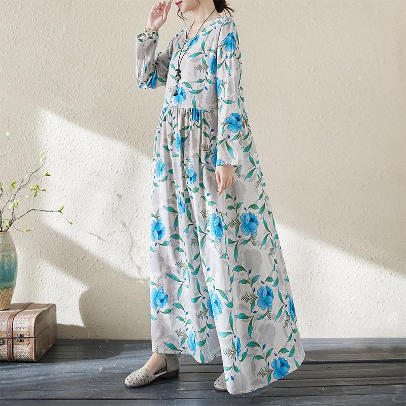 Ленивый ветер плиссированное тонкое модное платье с высокой талией литературный сладкий — фото 4