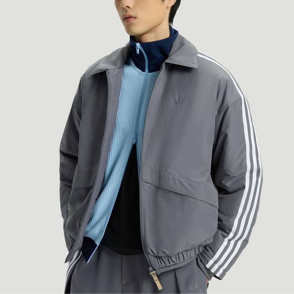Adidas Originals 3S FW25 Premium Polsterung Sportkragen Locker Langarm Baumwolljacke Herrenjacke KS5337