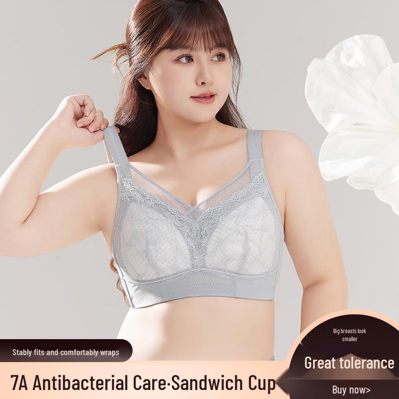 Spitzen-Vollschalen-BH in Übergröße – Formend, Anti-Hängebusen, Ultraleicht & Bequem für Damen
