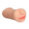 Male Masturbator Cup Nose Mouth Double Ended Penial Massage Safe Soft Silicone Sucking Masturbation
