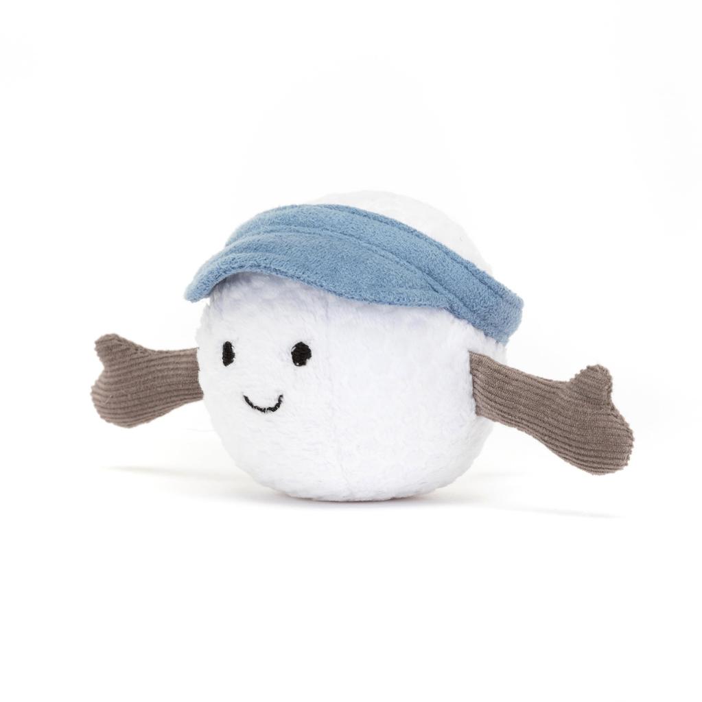 Jellycat Amuse Bull Golf Ball Plush Toy Inch Golf Ball Stuffed Toy For Sports Fans 2.5