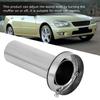 Car   Removable Round Head Exhaust Muffler Silencer Car Modification (3.5in)