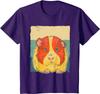 Cute Guinea Pig Design for Men Women Kids Vintage Men T-Shirt Women Shirts Casual Cotton Daily Four Seasons Graphic T Shirts