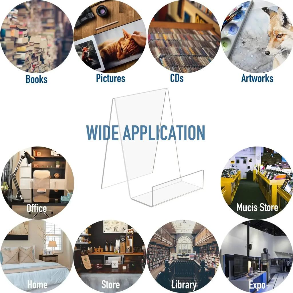 Comic Book Display Acrylic Book Display Holder Comic Book Frame Clear Laptop Stand Magazine Display Stand Dropshipping