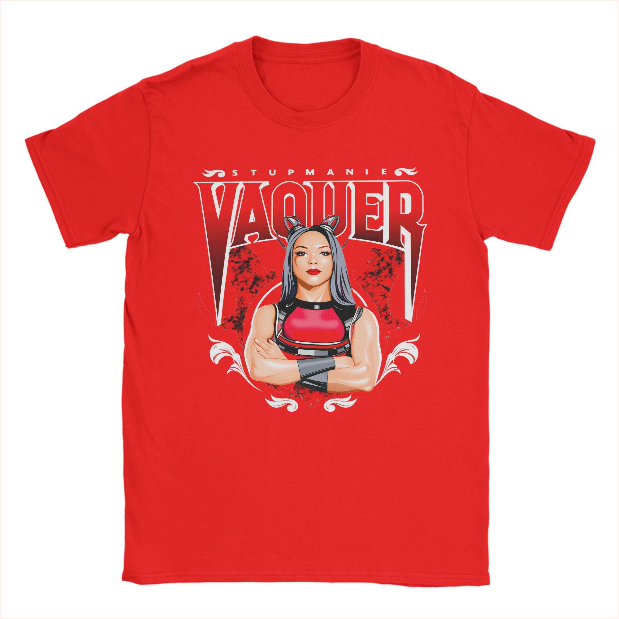 

Stephanie Vaquer La Primera T Shirts for Unisex Cotton Fashion TShirt Round Neck Tee Shirt Short Sleeve Tops Graphic Printed S