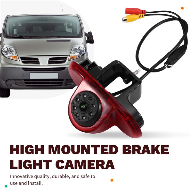 Rear View Reversing Image Camera High Brake Light For Fiat Renault Trafic Opel Vivaro Vauxhall Nissan Primastar