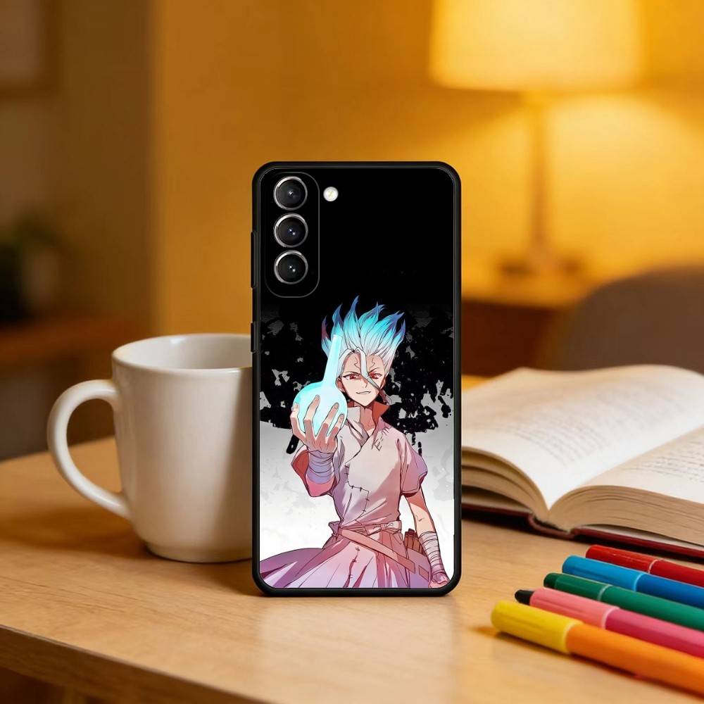 Custodia Anime D-Dr S-STONE per Samsung Galaxy S21 S25 FE S24 S23 Ultra S20 S9 S22 Plus S10 Cover in TPU
