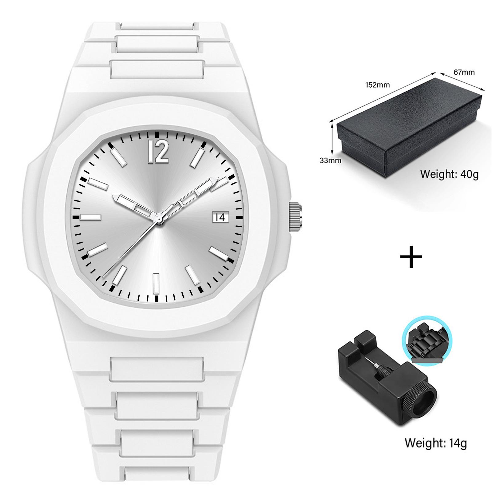 

Hot Selling Men s Watch Simple Trendy Quartz Watch Waterproof Luminous Wristwatch Men s Plastic Watch as the picture1