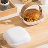 Hamburger Container For Lunch Cake Hamburger Box With Lid Portable Take Out Food Box Sushi Packaging Box Pastry Hamburger Bun