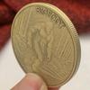 Chimpanzee Bigfoot Forest Plated Bronze Commemorative Medal Craftsmanship: Handcrafted 40mm Compass Coin Commemorative Coin
