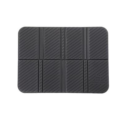 Totonoi Japan Sauna Picnic Sheet Mat, Foldable, Quick-Drying, Heat-Resistant, Water-Resistant, (Dark Black)