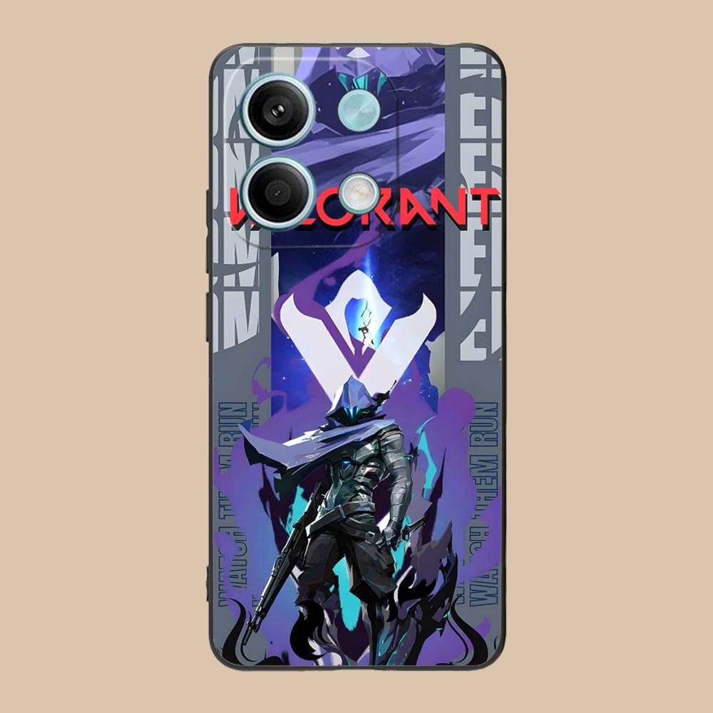 

Valo Omen Phone Case for Xiaomi 15 14 13 12 Mi 11 T Ultra Lite Pro S X 5G Soft TPU Shockproof Cover Xiaomi 11T Pro