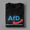 T-Shirt Alternative Afd GerUnisexy Reines Baumwoll-T-Shirts AFD GerUnisex Logo T-Shirt für Unisexs Sommer YK Lässiges Kurzarm-Oberteil T-Shirts