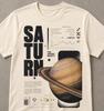 Saturn Planet Graphic Tee | Space Science Illustration