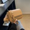 New Minimalist Solid Color Texture Popular Crossbody Bag Multi-layer Niche Women's Versatile Shoulder Bag