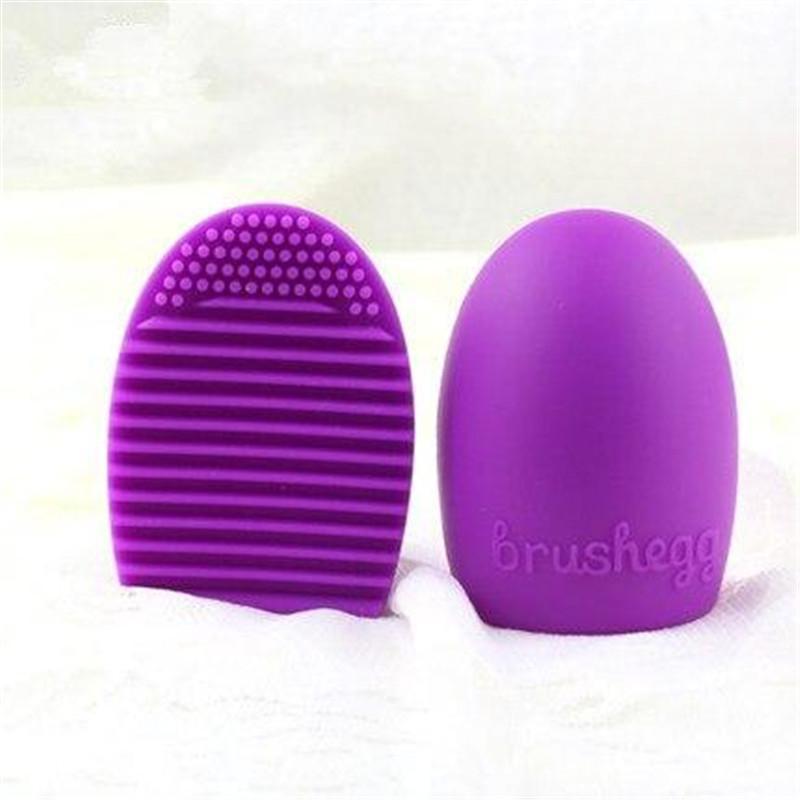 

Силиконовые кисти для макияжа, коврик для чистки, инструменты для мытья кистей, косметическая кисть для бровей, инструмент для очистки, скребок, доска для чистки макияжа фиолетовый