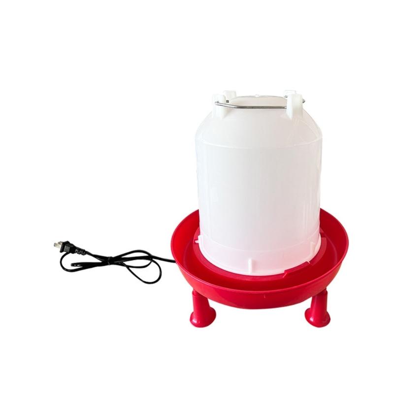 Poultry Water Heater Electric Heated Waterer With Constant Heat In Winter Cold Weather Duck Chicken Heating Drinker