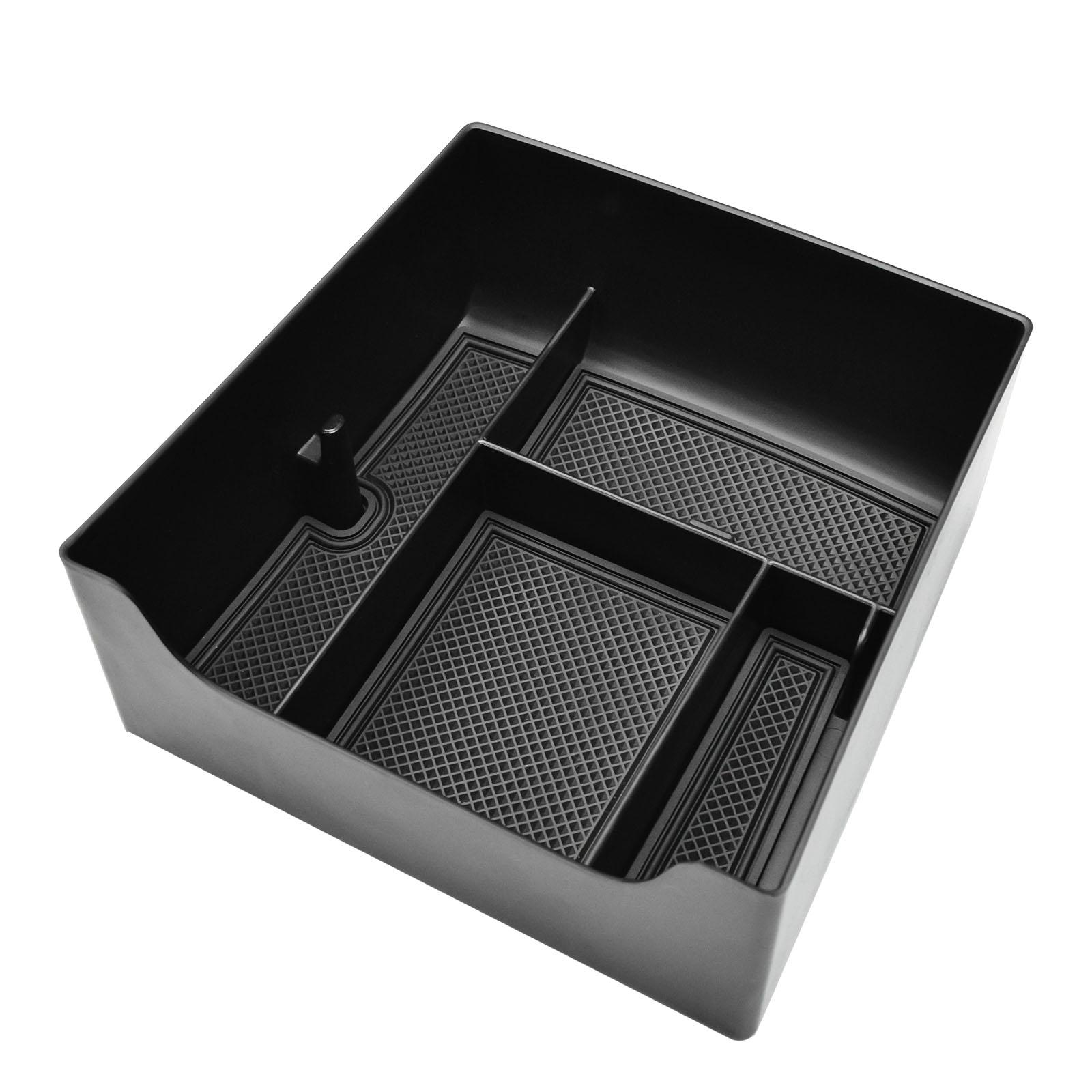 Center Console Organizer Dashboard Navigation Screen for 2015- GMC Yukon/2015- Chevy Suburban/Tahoe Drawer Storage Box Storage Organizer