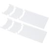 2 Set Furniture Wall Spacer 7 11 Inch Length Adjustable Clear Acrylic Couch Bed Wall Stopper for Home