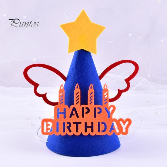Buy Birthday Hat 3D Decor Celebrate High Elasticity Fun
