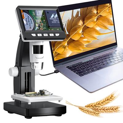 Microscópio Digital 1000X Microscópio Eletrônico 2MP 1080P Tela de 4,3 polegadas Lupa Digital Microscópio com Zoom para Reparo de Eletrônicos