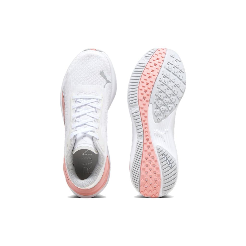Puma Electrify Nitro 3 Comfortable Mesh Breathable Low-Top Running Shoes Women sneaker White Pink 378456-02