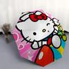 1pc Hello Kitty Automatic Opening/Closing Umbrella with Convenient Three-Fold Design, 8-Bone Iron Frame Outdoor Umbrella - Perfect Gift for Fans, Trav