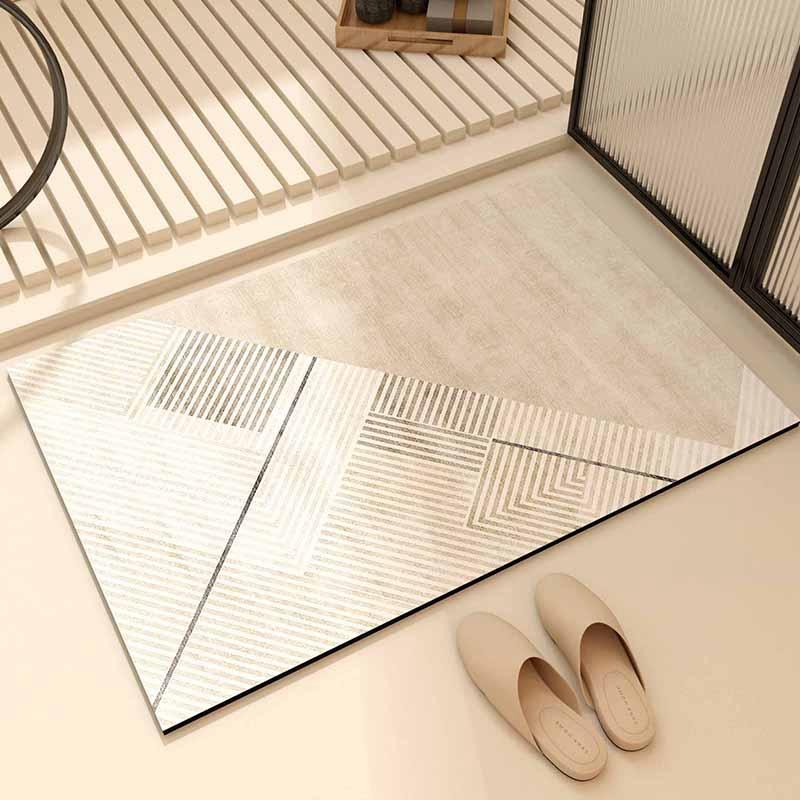 

Bathroom Moisture-wicking Foot Rug Household Washroom Entrance Mat Luxury Good High Quality Dirt-resistant and Easy To Maintenance Floor Mat 50 * 80Cm