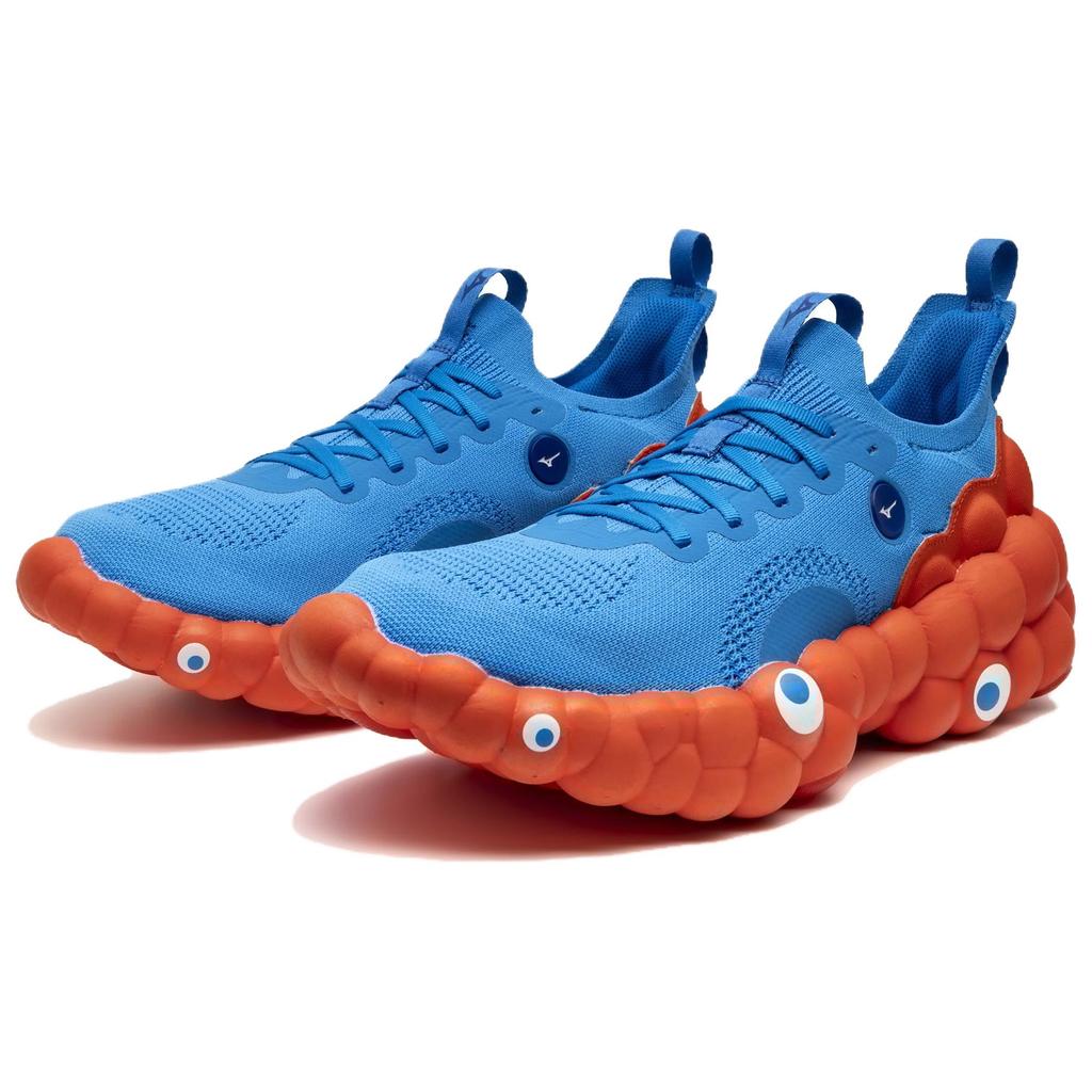 Mizuno Comfortable Casual Durable Breathable Low-Top Running Shoes Men Sneakers Blue Red B1GS2500