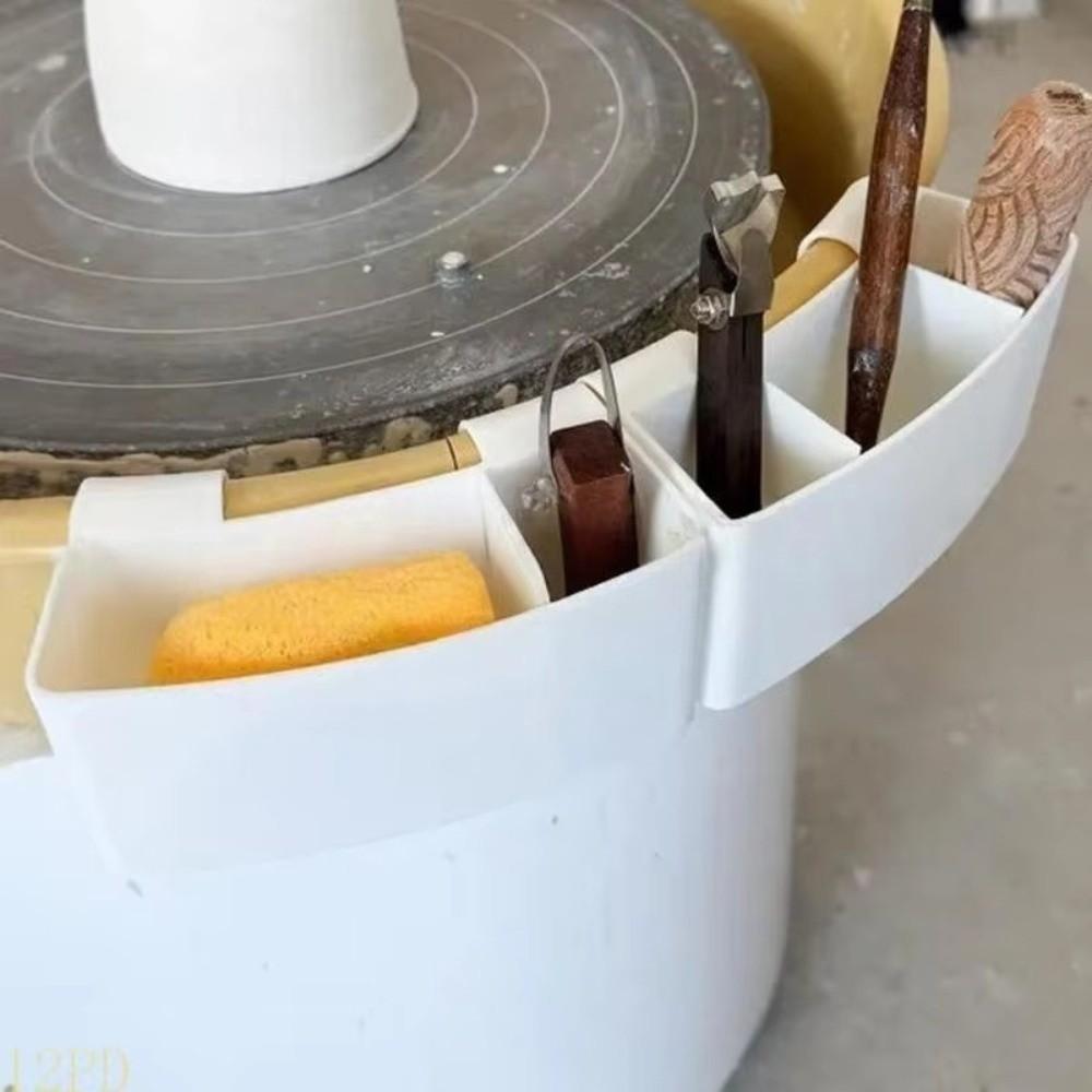 Compartments Storage Case Adjustable Pottery Craft Tool Organiser Portable Ceramic Tool Holder