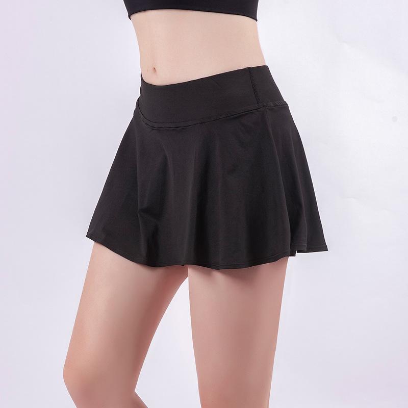 Плиссированная спортивная теннисная юбка-переход для женщин с высокой талией — фото 4