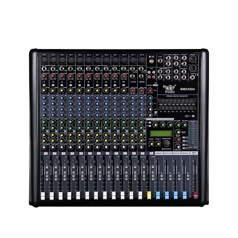 HuiDu RMX1204 Professional Multi-Channel Analog Mixer (CN Version)