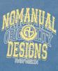 Nomaenyueol Layered Arch Graphic T-Shirt - Washed Navy