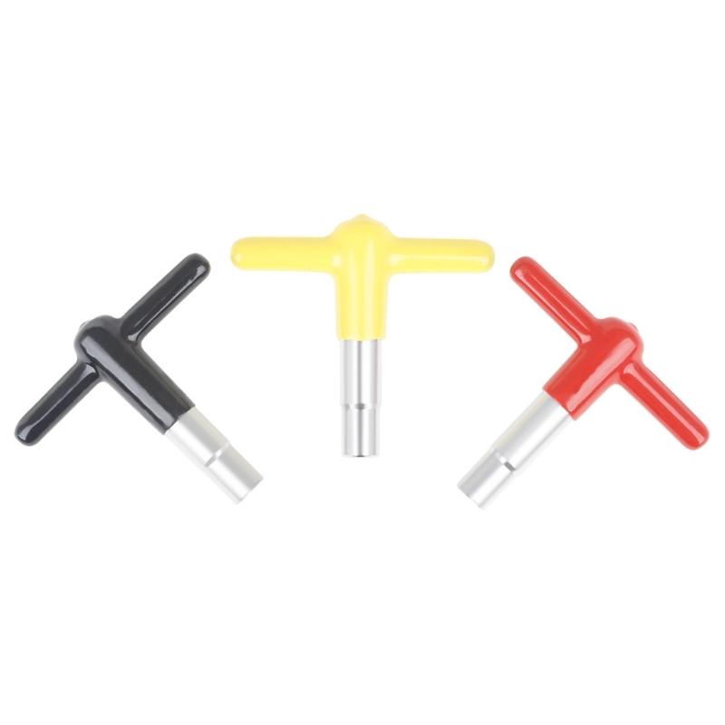 Adjusting Wrench Zinc Alloy T-Shaped Square Hole Wrench Drum Key Percussions Instrument Adjustment Tool Drum Tunings Key
