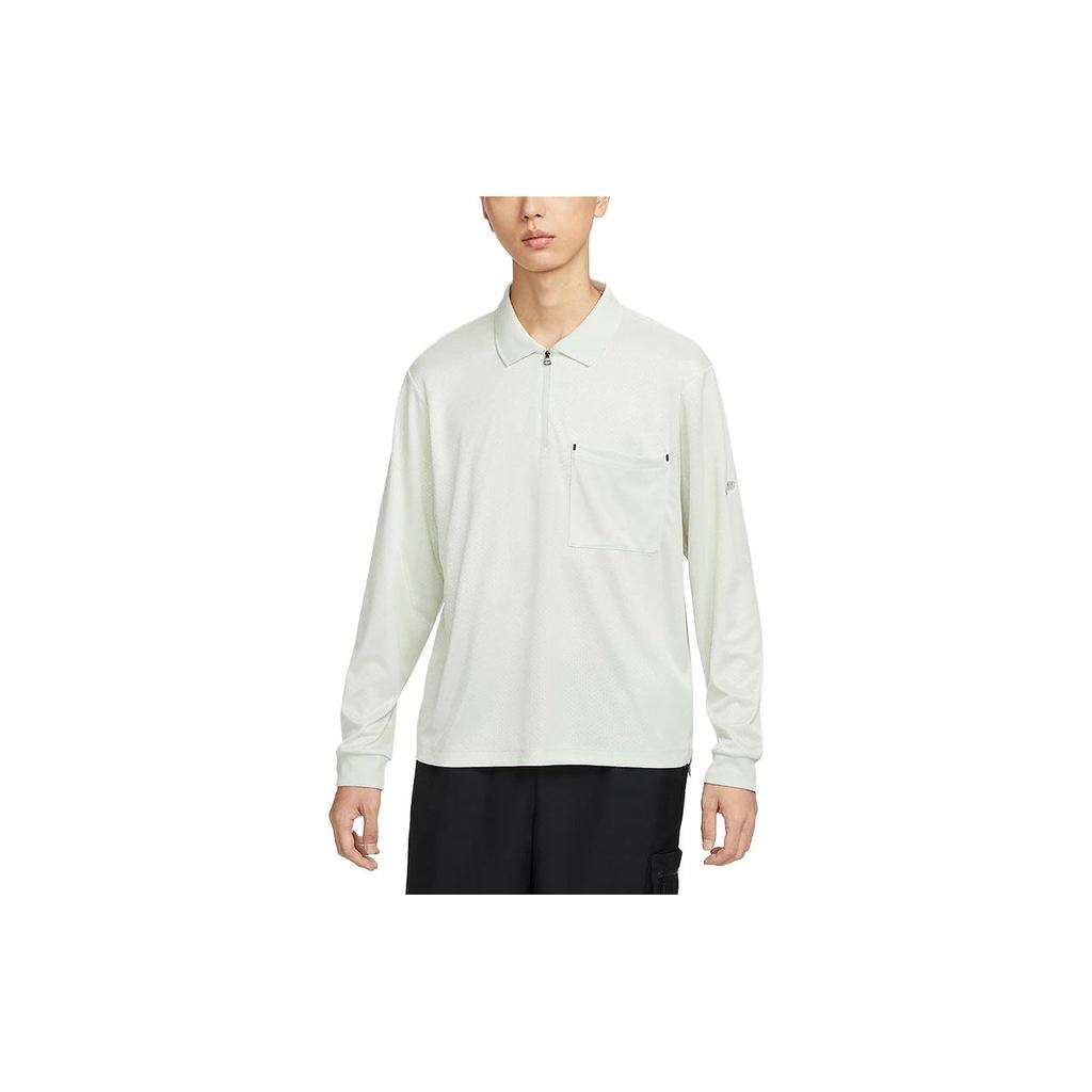 New Nike SPORTSWEAR TECH PACK Polo Shirts Men's Sea Glass Blue FB7382-020