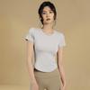 Women's Quick-Dry Short Sleeve Yoga & Running T-Shirt - Lightweight Summer Fitness Top