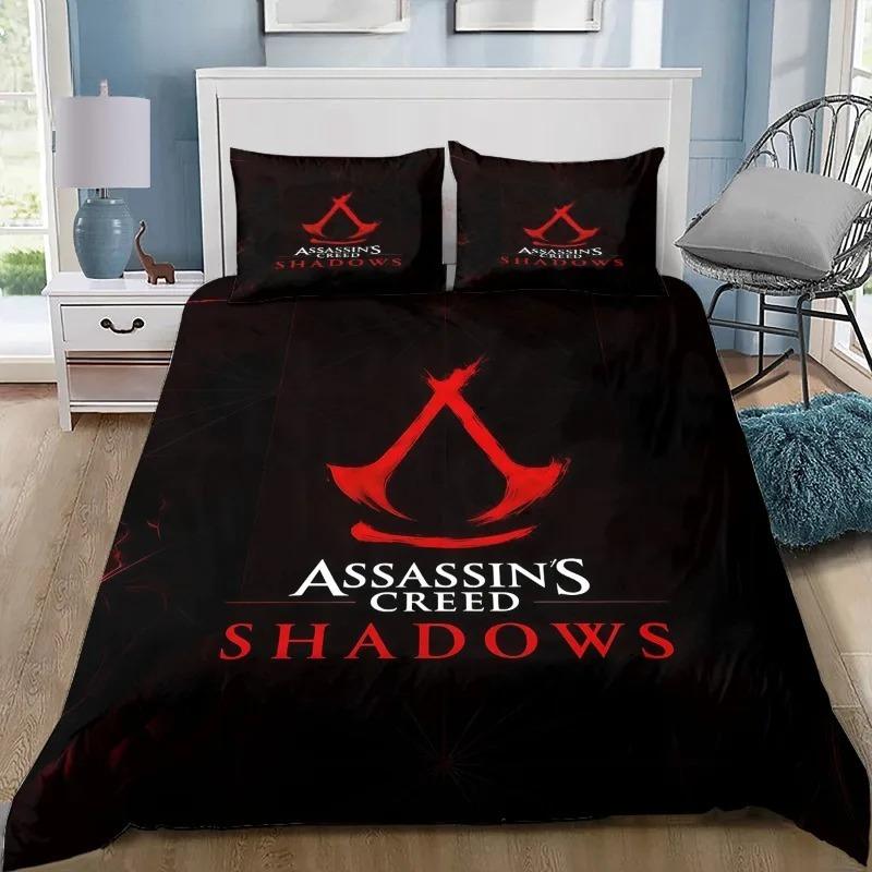Multi Styles Assassin Creed Duvet Cover PillowcaseBedding Set Adult Boys Girls Bedroom Decoration Kids Gift Single Double Size
