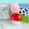 Cute Cartoon Mushroom Plush Doll Keychain Soft Stuffed Toy Car Keyring Pendant Kids Gift