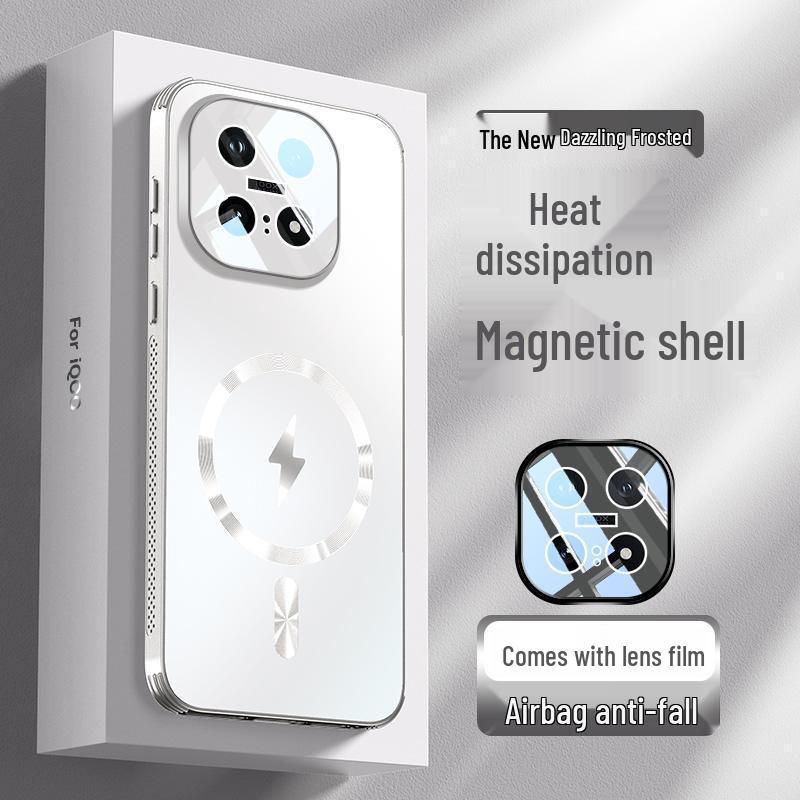 IQOO15 Magnetic Honeycomb Heat Dissipation Lens-Integrated Protective Case