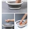 Multi-purpose Folding Wash Basin Portable Laundry Tub Hanging Bathroom Sink Travel Hiking Picnic Cleaning Tool Bathroom Products