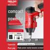Delixi Rechargeable Mini Electric Screwdriver and Drill Tool for Household Use