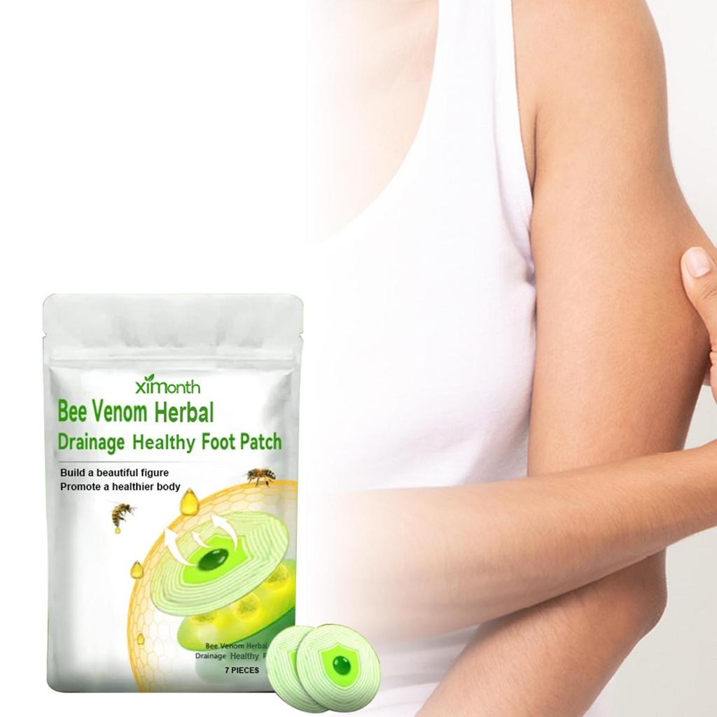 XIMONTH Bee Venom Shaping Patches (7pcs) - Relieves Swelling and Firms the Abdomen, Arms, and Thighs, Slimming and Shaping Body.